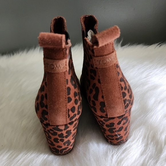 *NWOB* Toms Kelsey Ember Cheetah Ankle Boot - Picture 7 of 8
